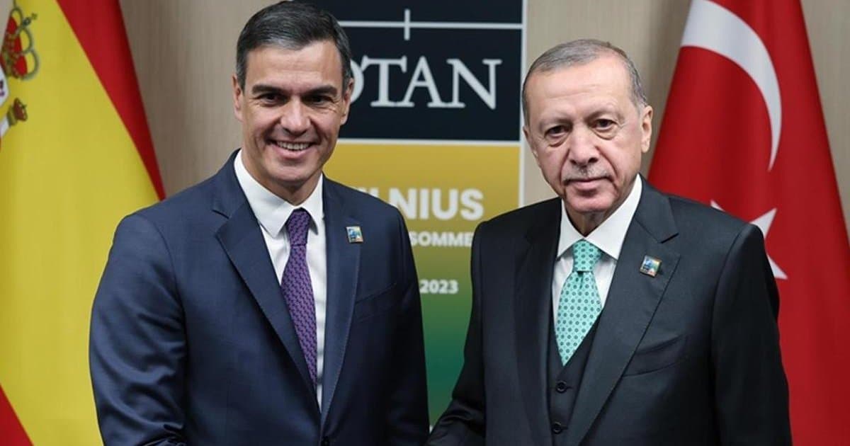 Cumhurbaşkanı Erdoğan, Sanchez ile görüştü