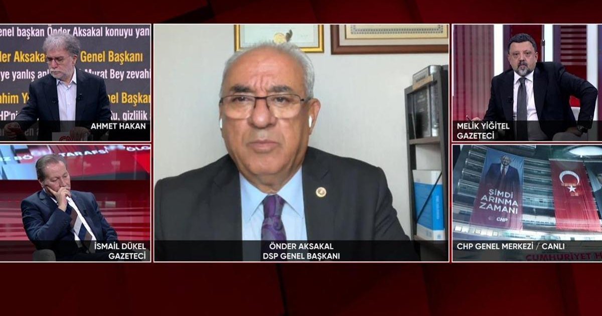 DSP Genel Başkanı Aksakal: Özel'in teklifini reddettik