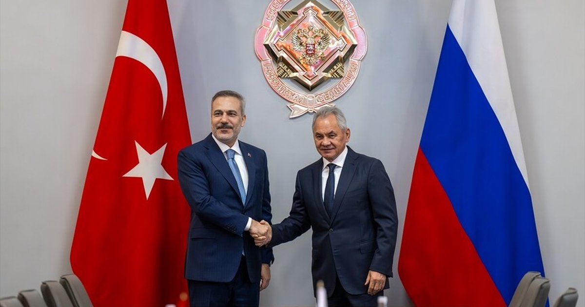 Dışişleri Bakanı Fidan, Moskova'da Şoygu ile görüştü