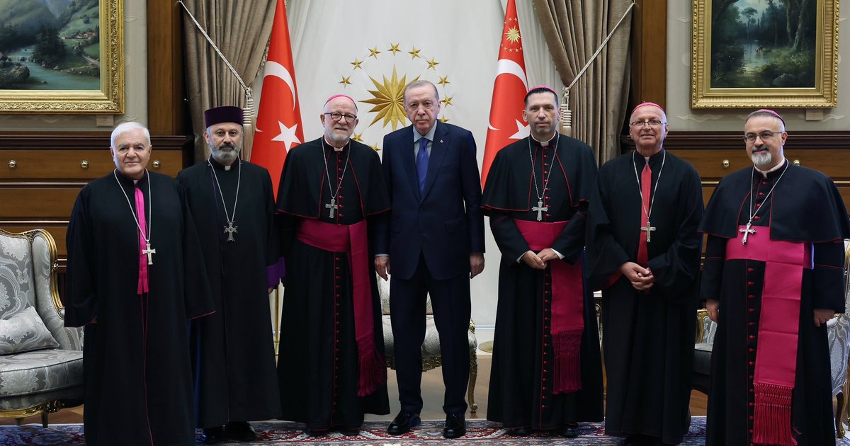 Cumhurbaşkanı Erdoğan, Türkiye Katolik Episkoposlar heyetini kabul etti