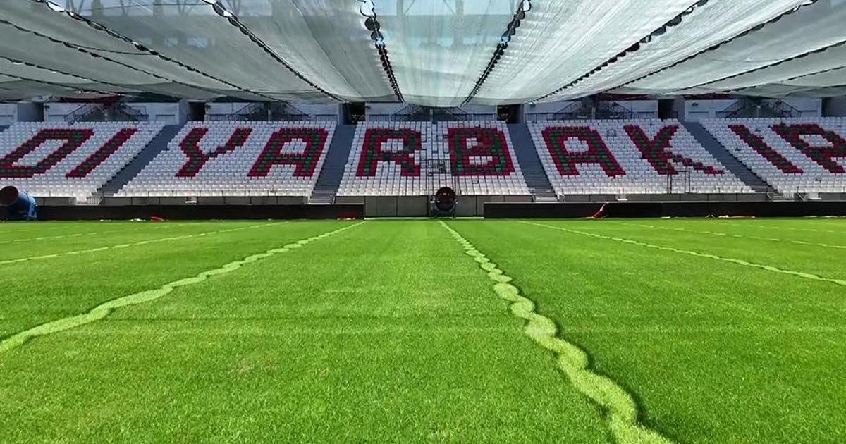 Diyarbakır Stadyumu'nda Sıcak Koruması