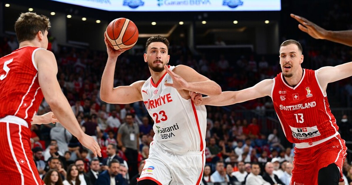 A Milli Erkek Basketbol Takımı İsviçre'yi mağlup etti