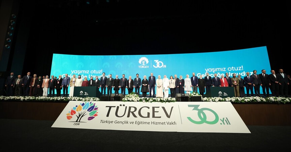 TÜRGEV 30. kuruluş yıl dönümünü kutladı
