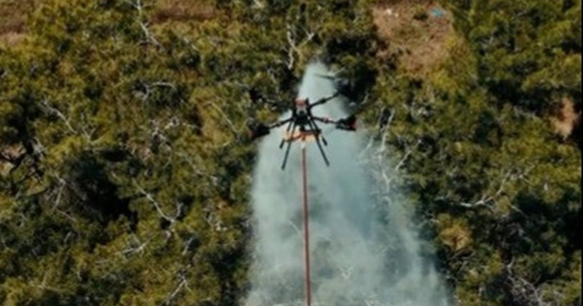 Yenilikçi Dron Sistemi Yangında Başarıyla Test Edildi