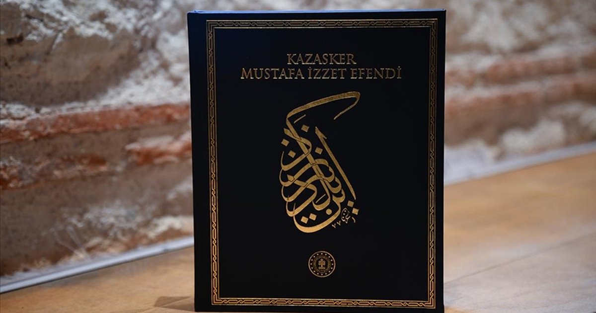 Kazasker Mustafa İzzet Efendi kitabı yayınlandı
