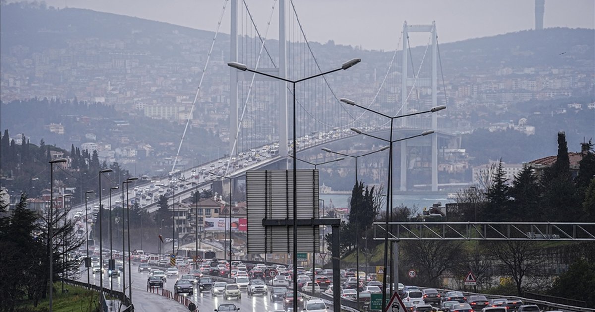 İstanbul'da Ramazan Bayramı'nda trafik yoğunluğu