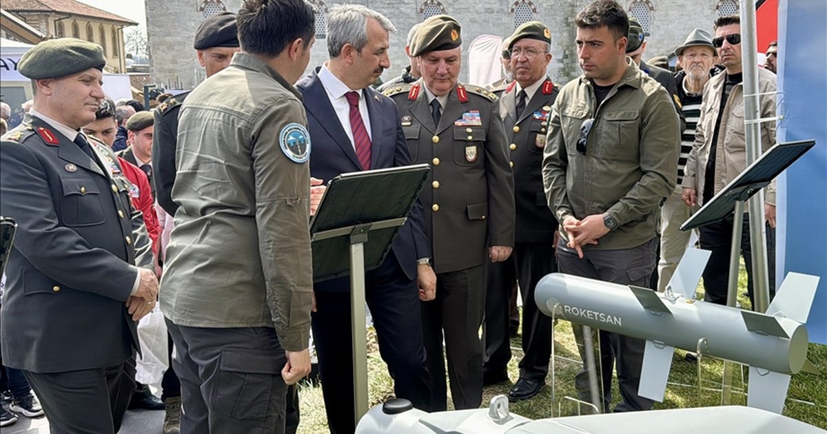 Edirne'de mini savunma fuarı düzenlendi