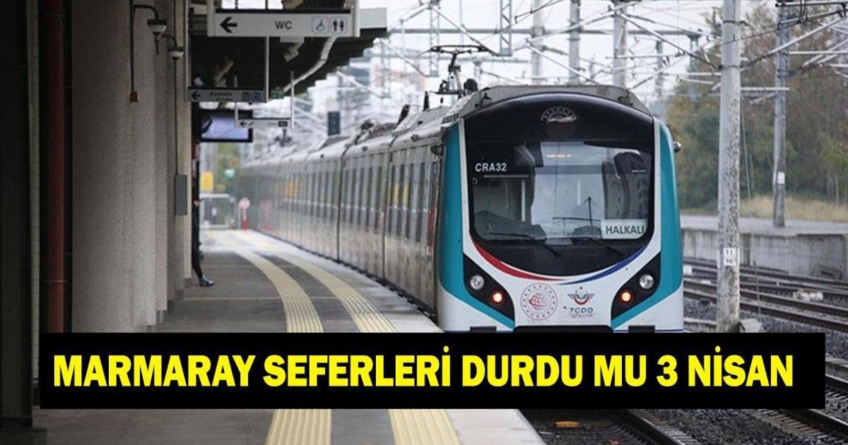 Marmaray Seferleri Durdu Mu? Göztepe Durağında Ne Oldu?