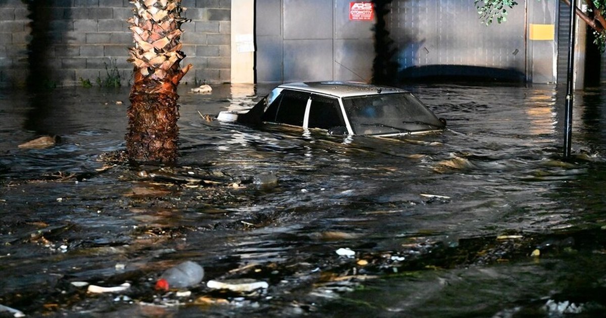 Osmaniye'de sağanak sonrası Bülbül Deresi ve Savrun Çayı taştı