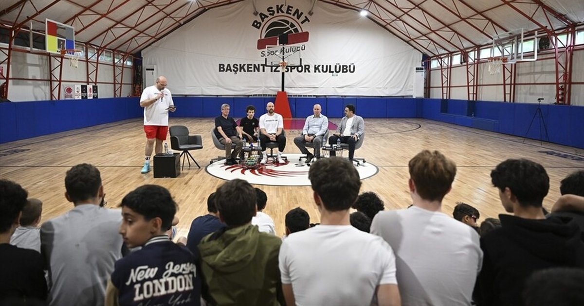 TBF Başkan Vekili Erdenay ve Milaknis gençlerle basketbol konuştu