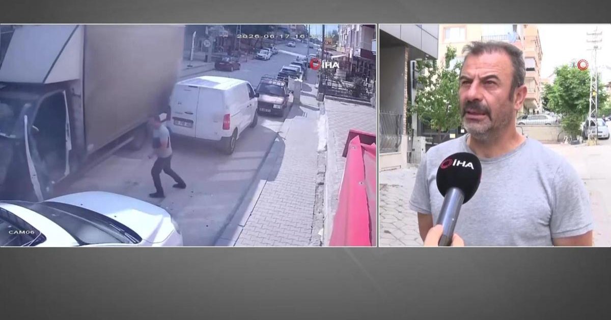 Kamyonet faciayı fırıncı önledi