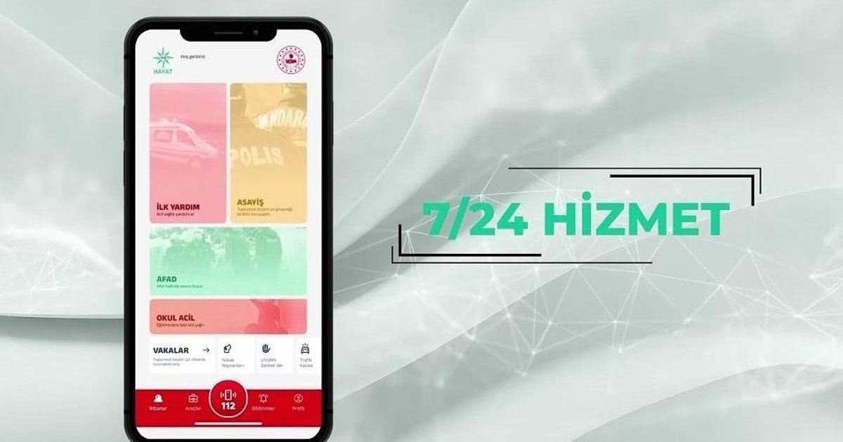 Hayat 112'de 1 Ayda 12 Milyon İşlem!