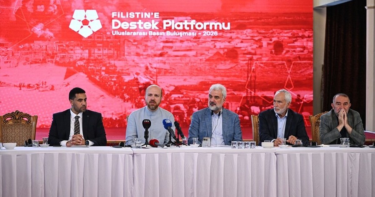 Filistin'e Destek Platformu Uluslararası Basınla Buluştu