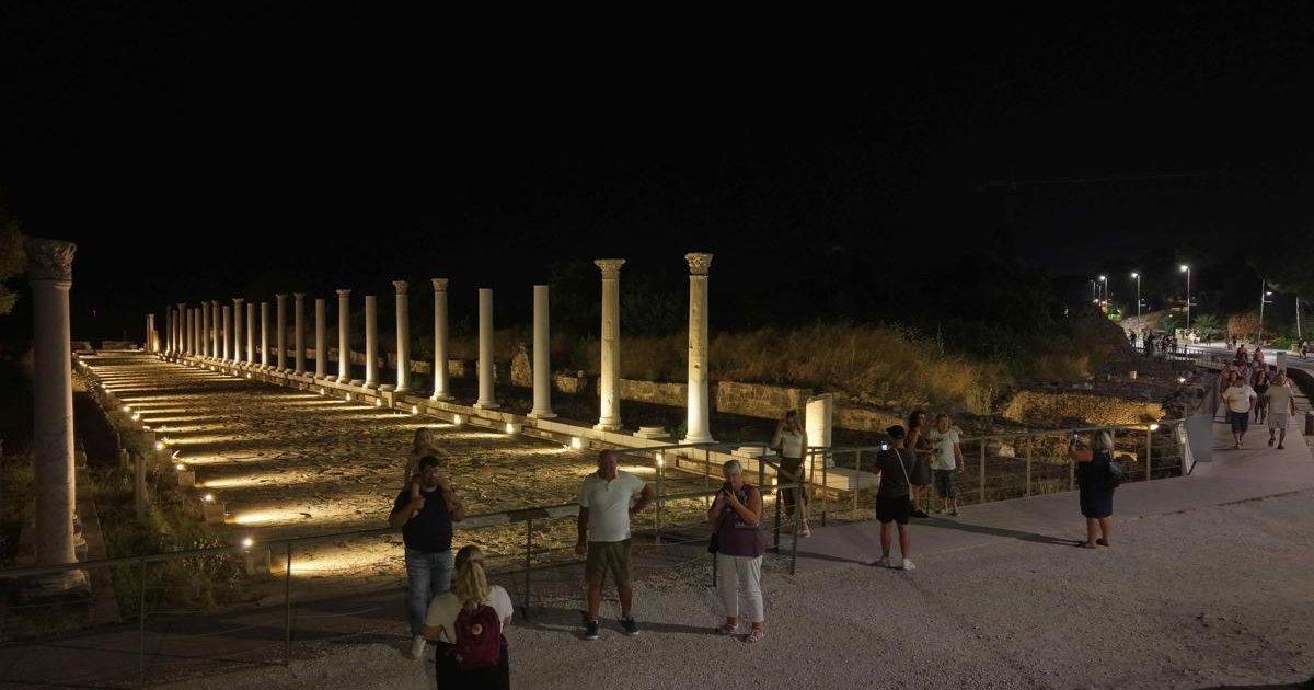 Side Antik Kenti'nde Gece Müzeciliği