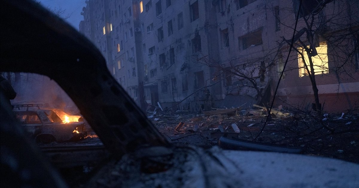 Ukrayna, Rusya'nın eş zamanlı hava saldırısına uğradı