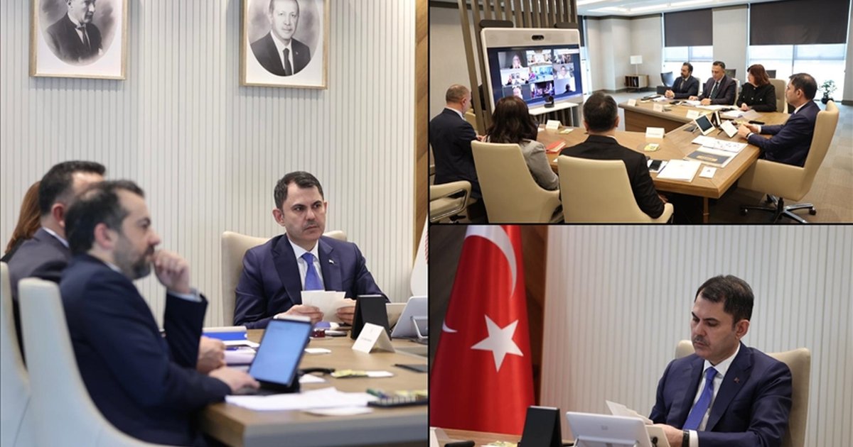 Bakan Kurum, BM COP Bürosu üyeleriyle görüştü