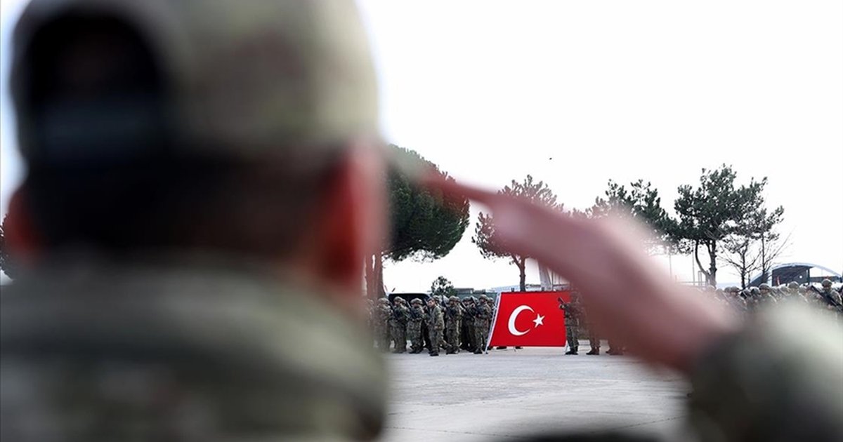 Almanya'dan dönen askerler için Tekirdağ'da tören