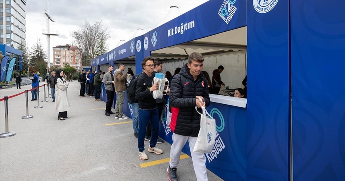 1920 Koşusu için kit dağıtımı Ankara'da başladı