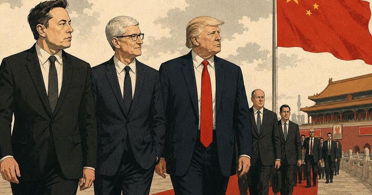 Trump, Çin ziyaretine iş dünyası liderleriyle gidiyor