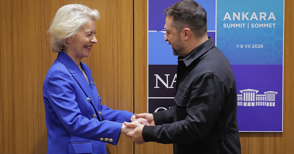 Von der Leyen, Zelenskiy ile NATO Zirvesi'nde görüştü