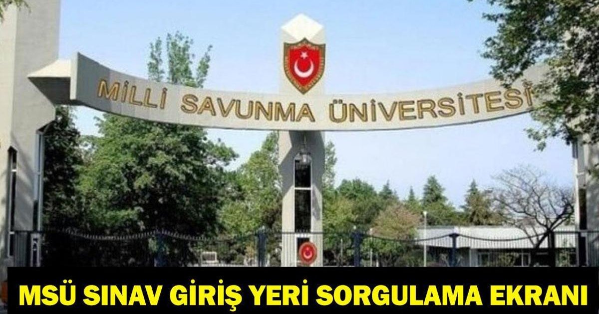 MSÜ Sınav Giriş Belgeleri Erişime Açıldı