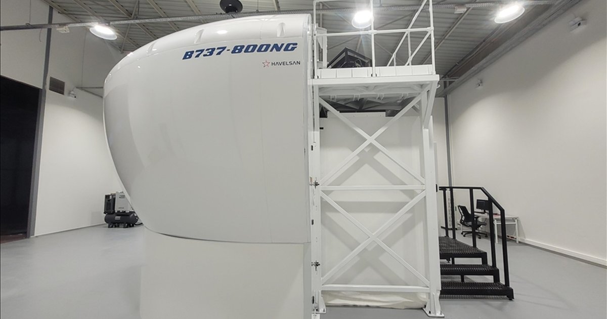 HAVELSAN'dan Boeing 737NG Uçuş Eğitim Cihazı