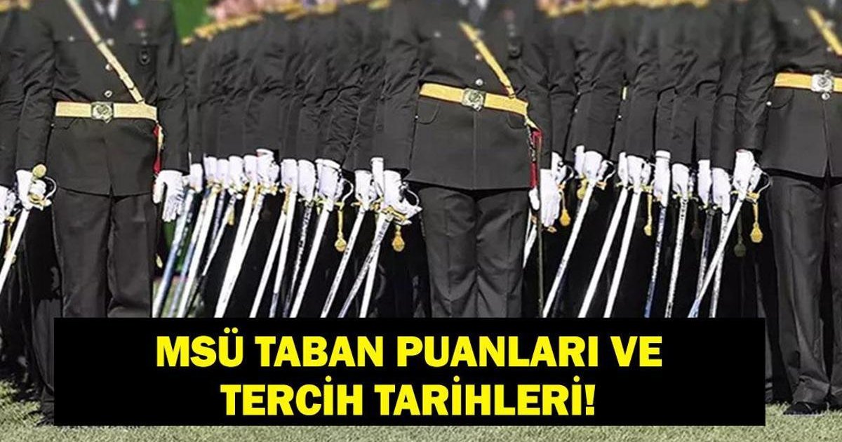 2026 MSÜ Taban Puanları Belli Oldu Mu?