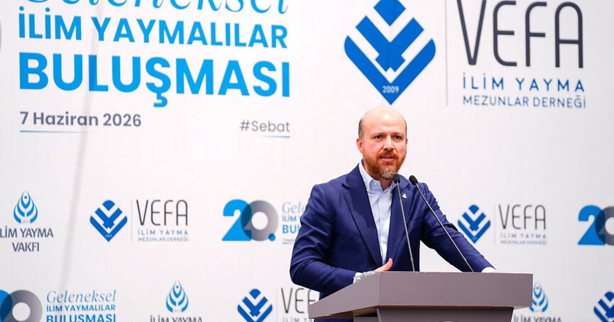Bilal Erdoğan'dan Vefa Yurdu açıklaması