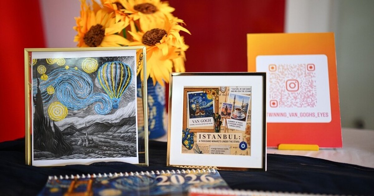 Lise öğrencileri Van Gogh'u Türkiye ve Avrupa turuna çıkardı