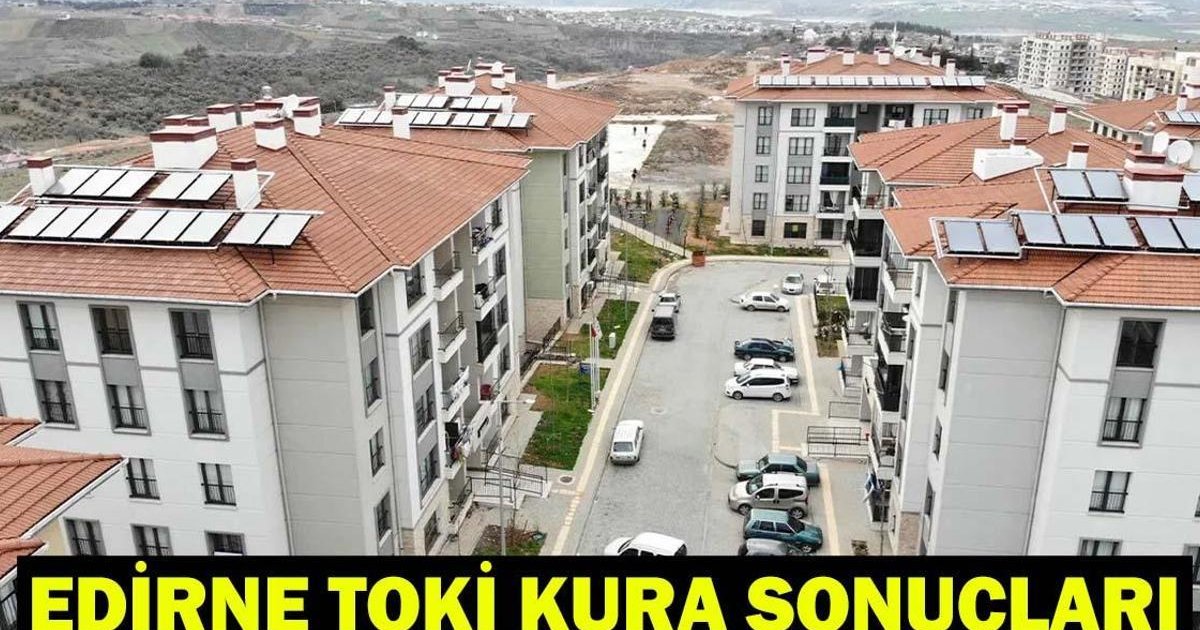 Edirne TOKİ Kura Çekimi Canlı İzle