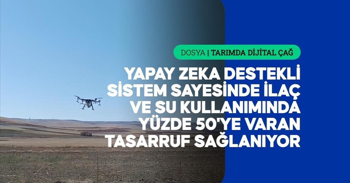 Dron ve Tarım Robotu Sistemi Çiftçiye Maliyet Avantajı Sağlıyor