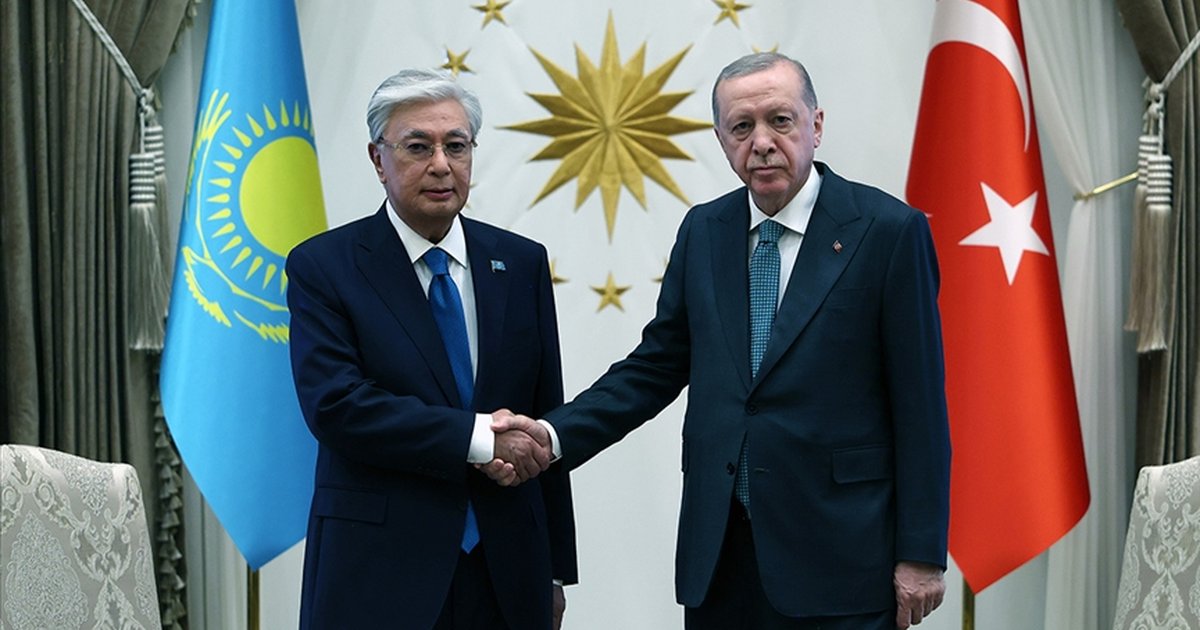 Erdoğan, Kazakistan Cumhurbaşkanı Tokayev ile görüştü