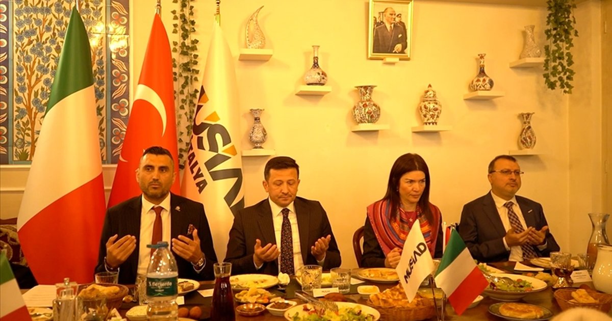MÜSİAD İtalya Milano'da iftar programı düzenledi