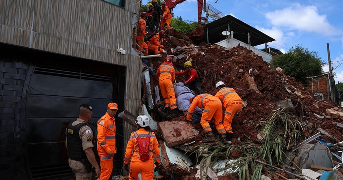 Brezilya'da sellerde ölenlerin sayısı 46'ya yükseldi