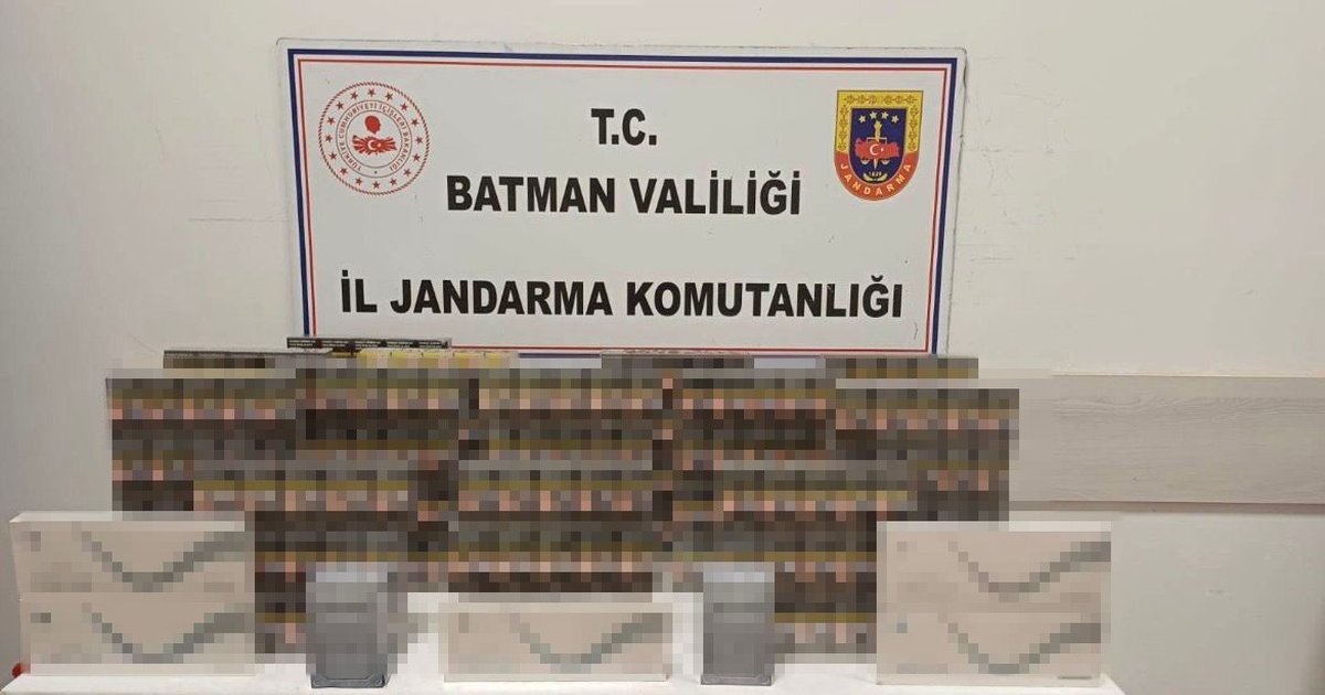 Batman'da kaçakçılık operasyonu: 61 gözaltı