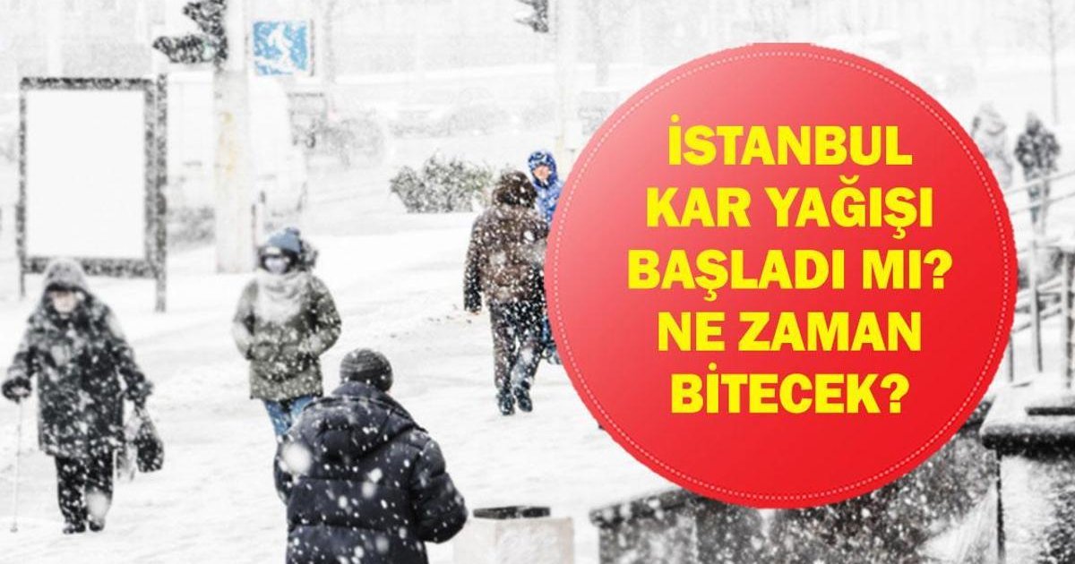 İstanbul'da Kar Yağışı Beklentisi