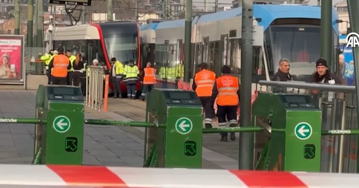 İstanbul'da Tramvay Kazası: T1 Hattında Seferlerde Aksama