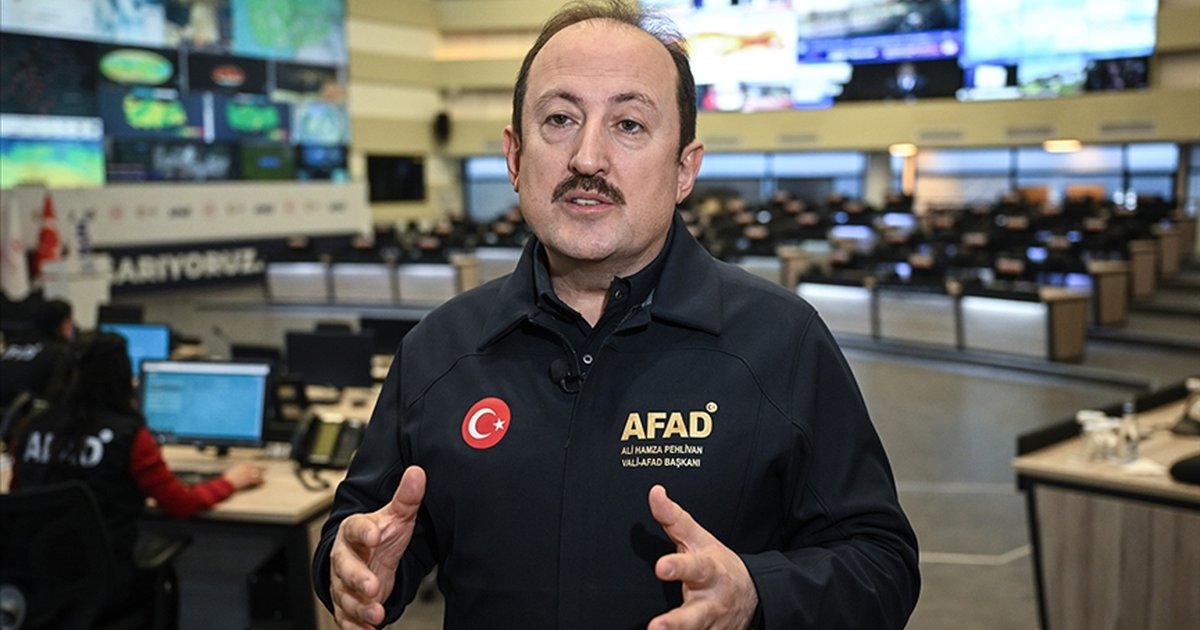 AFAD Başkanı Pehlivan'dan afetlere karşı hazırlıklı olun çağrısı