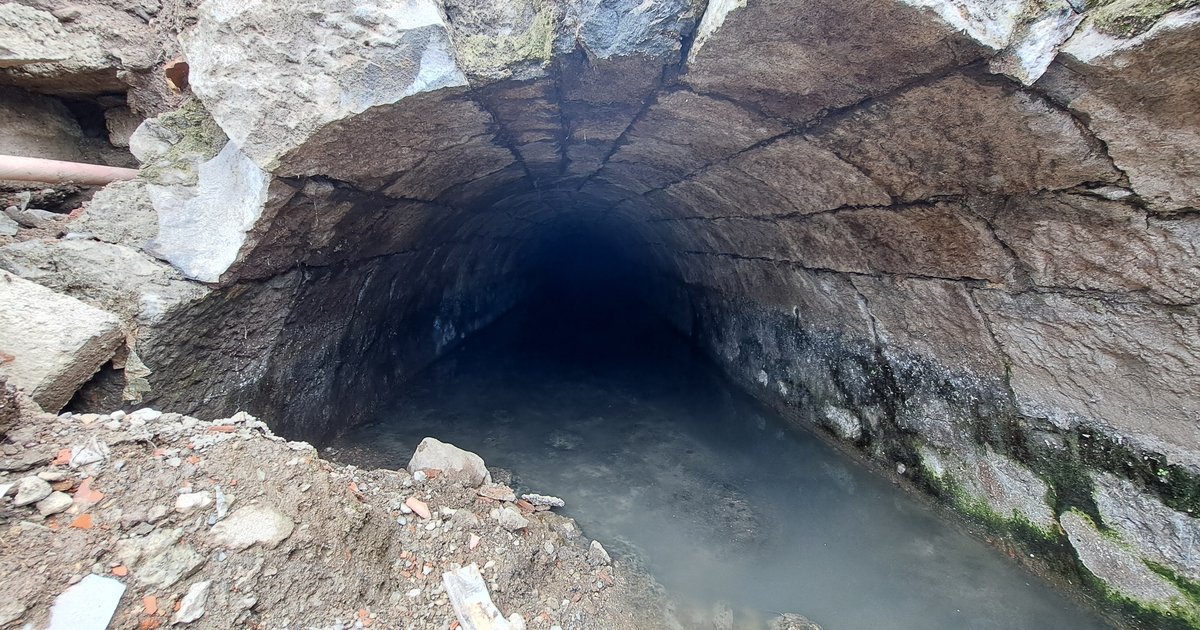 Trabzon'da nadir Roma su kanalı keşfedildi