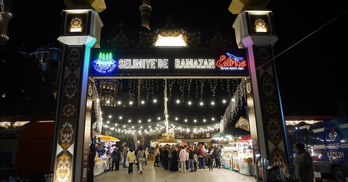 Edirne'de Ramazan Coşkusu: Selimiye Camisi ve Ramazan Sokağı