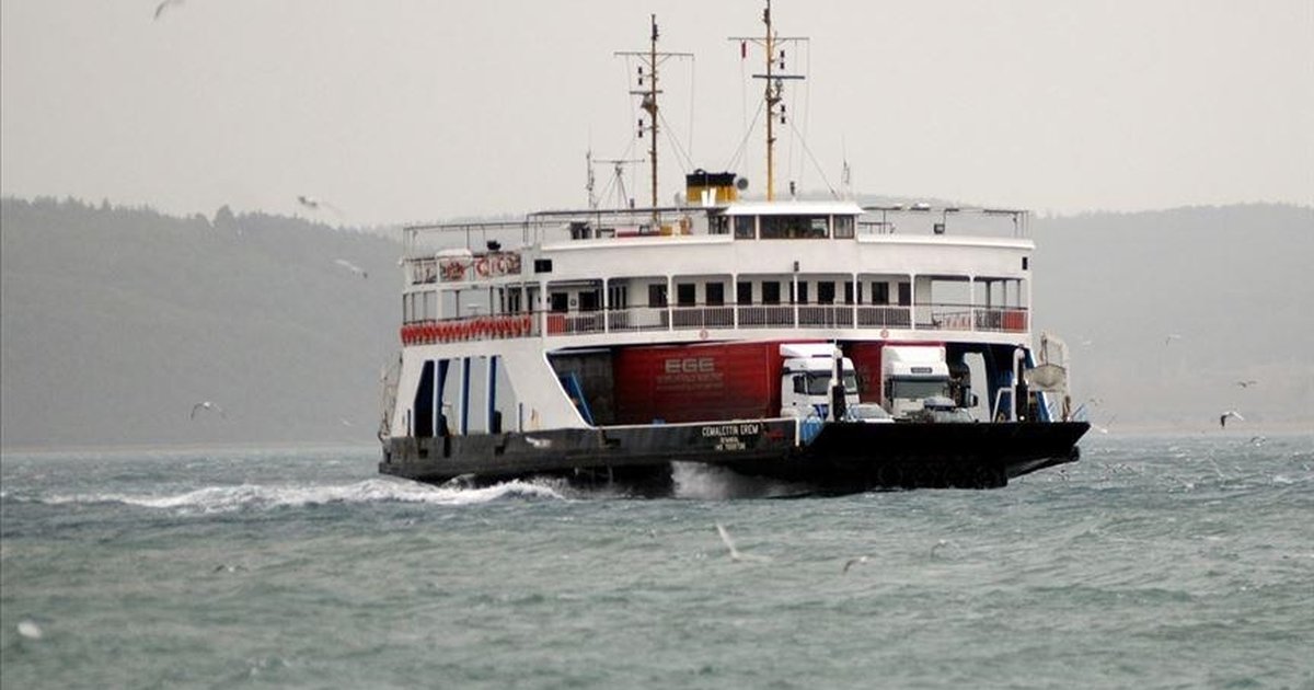 Güney Marmara-Adalar hattında feribot seferleri iptal