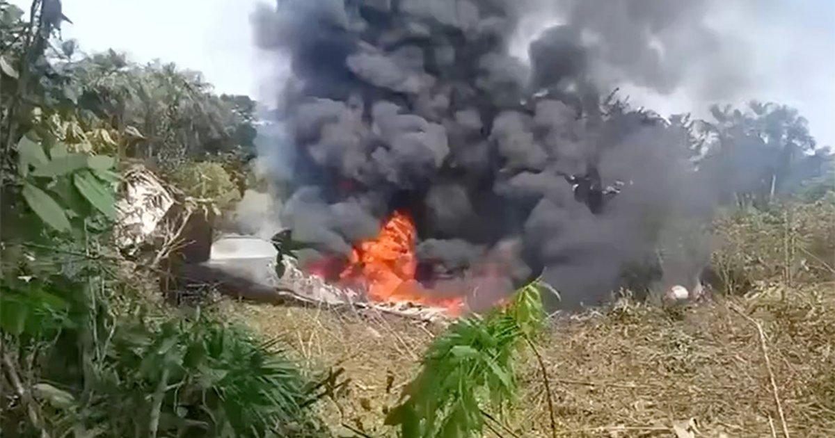 Kolombiya'da askeri uçak kazası