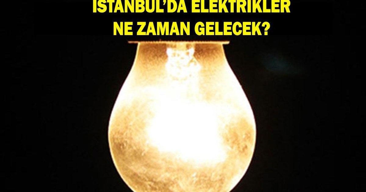 İstanbul'da elektrik kesintisi sorgulama 24-25 Mart 2026