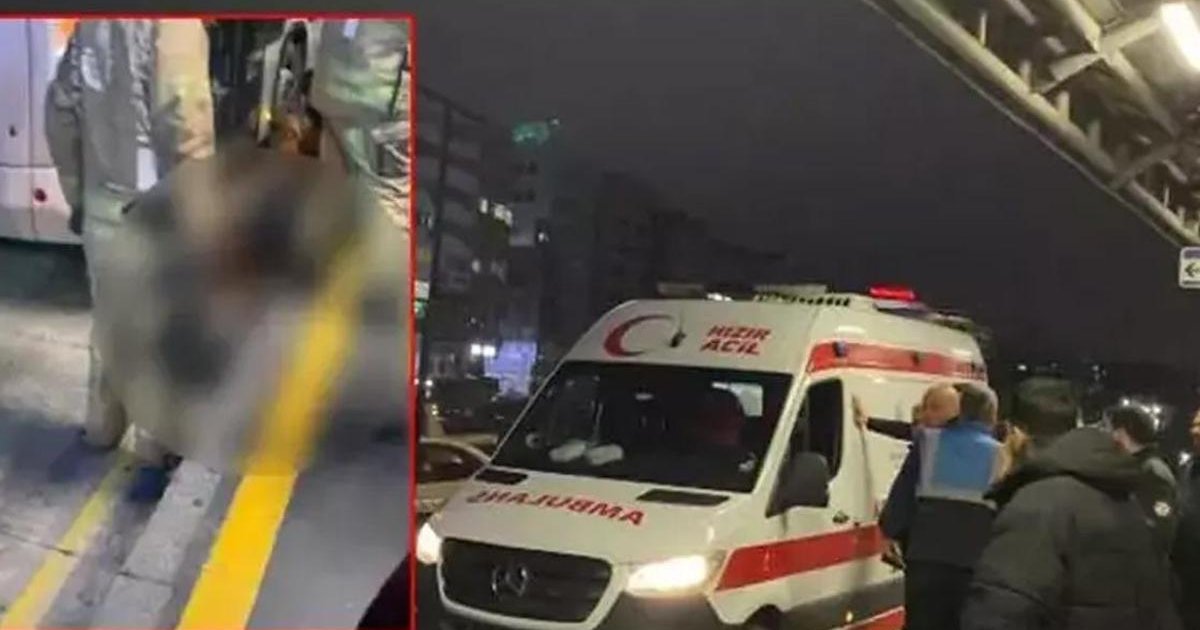 Bahçelievler'de Metrobüs Kazası