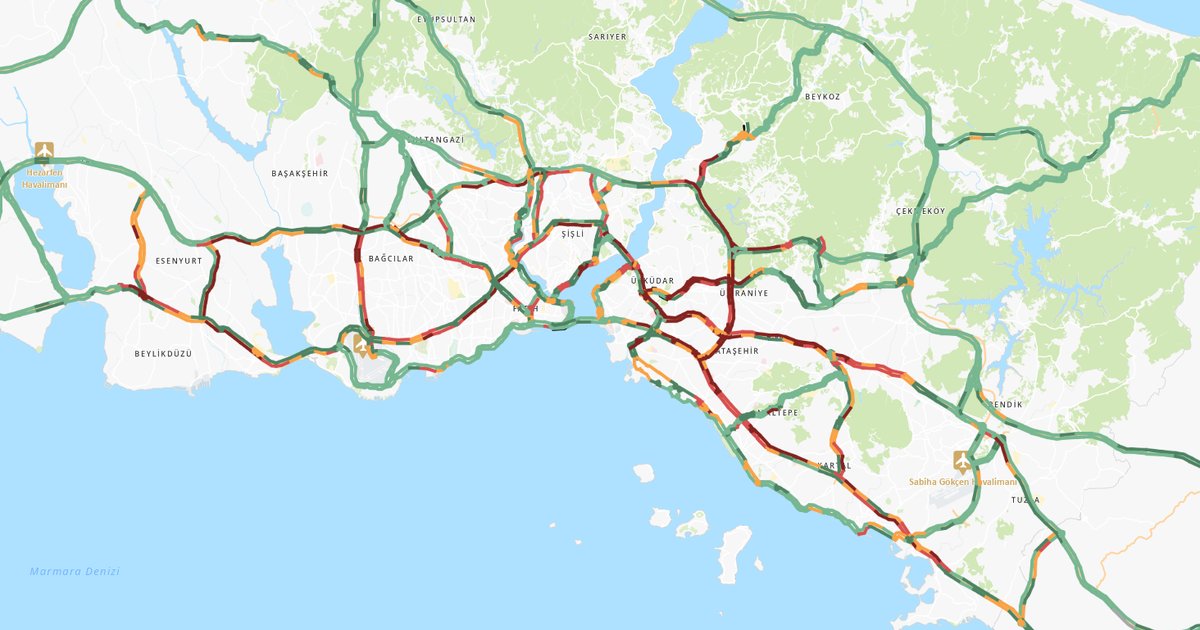 İstanbul'da Sabah Trafiği Yoğunlaştı
