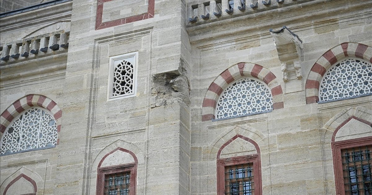 Selimiye Camisi restorasyonunda tarihi izler korunuyor