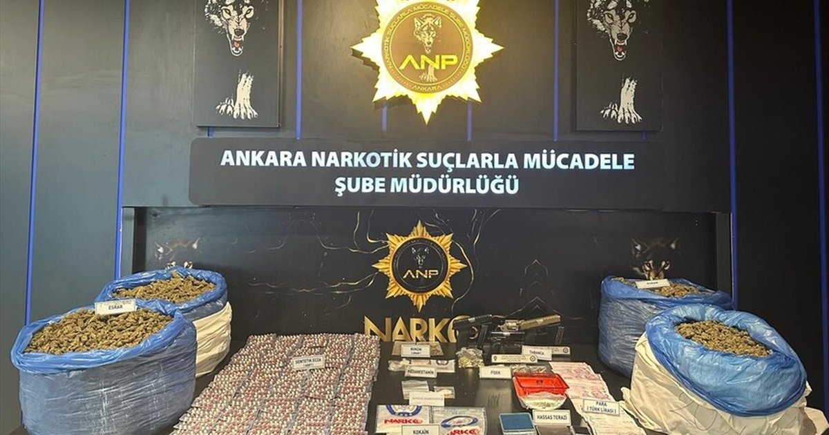 Ankara'da uyuşturucu operasyonu: 41 tutuklama