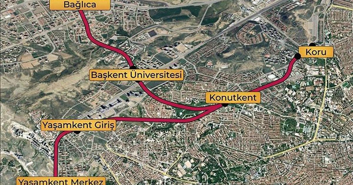 Ankara'ya 4 Yeni Metro Hattı Geliyor