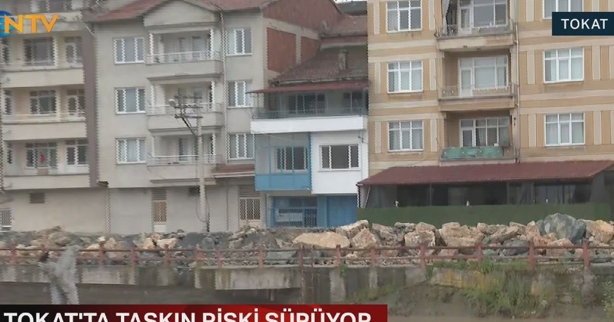 Tokat'ta taşkın riski: Turhal'da tahliyeler