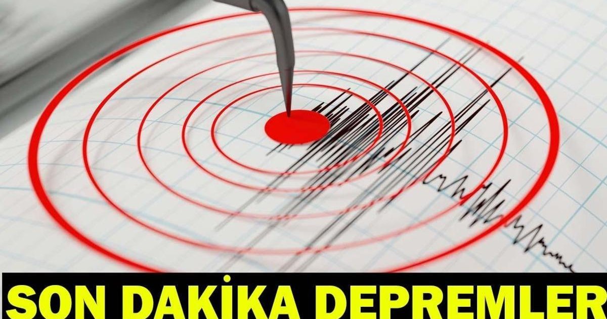 SON DAKİKA 23 MAYIS DEPREM BÜYÜKLÜĞÜ VE MERKEZ ÜSSÜ
